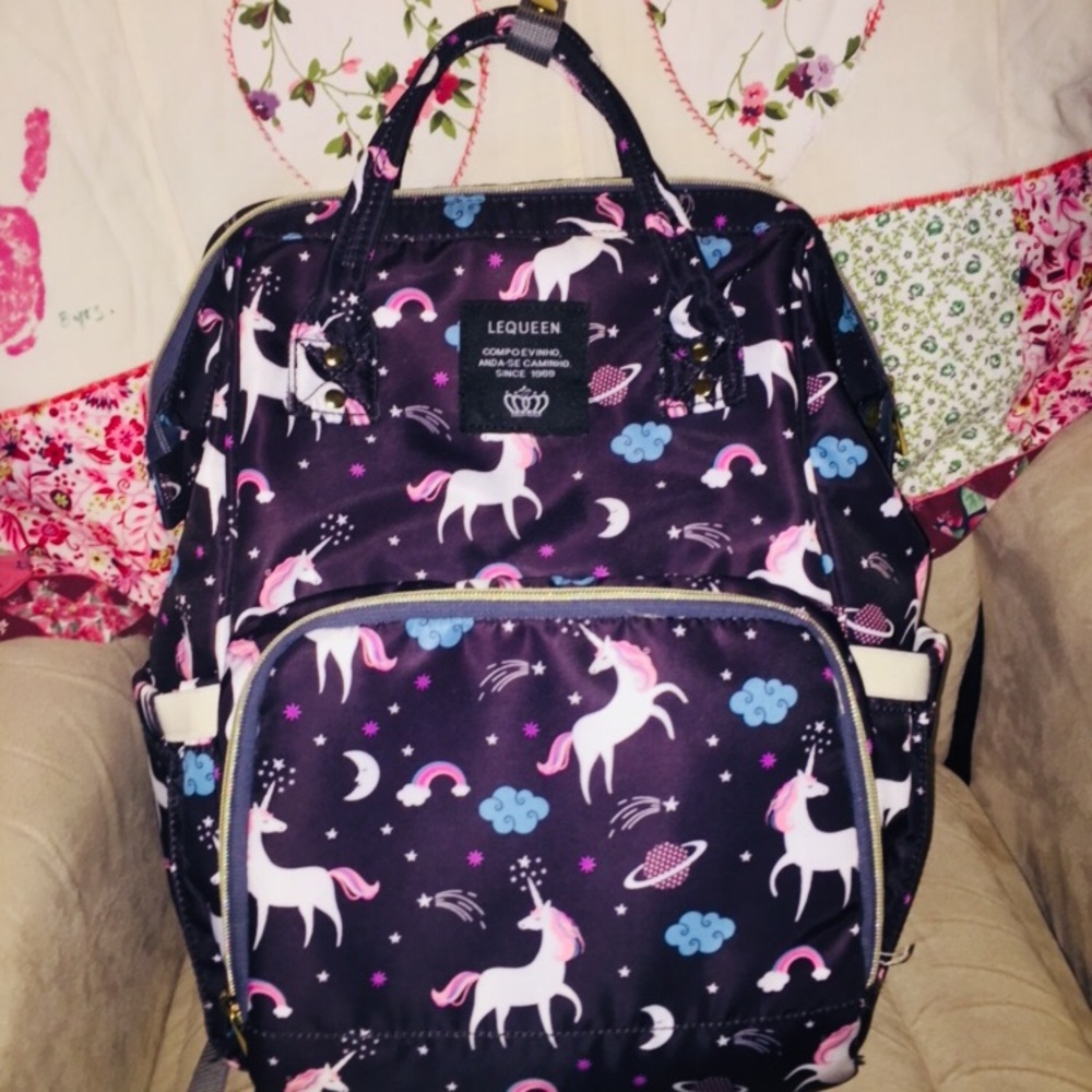 Diaper backpack will clean really good before sent